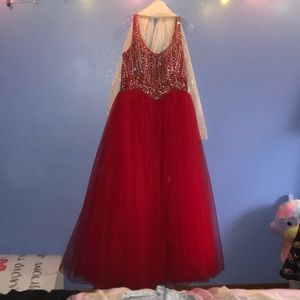 Red Angela&Alison Prom dress